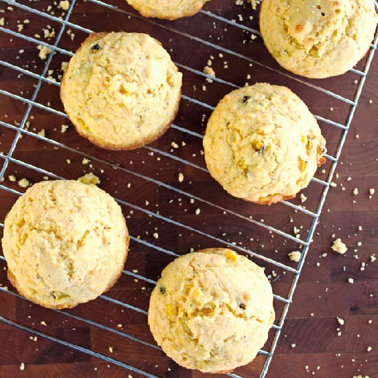 Cheesy Cornbread Muffins