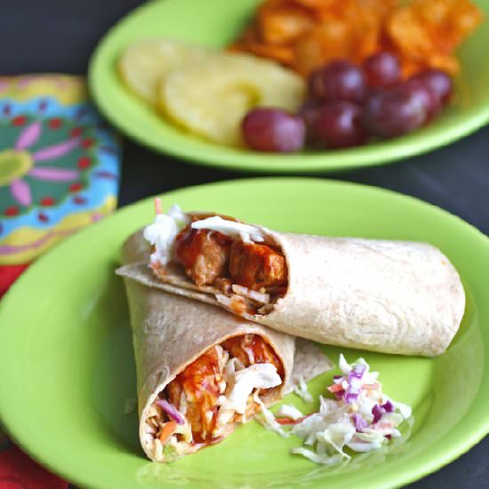 Pork & Slaw Sandwich Wraps