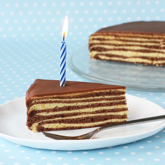 Vanilla-chocolate Schichttorte