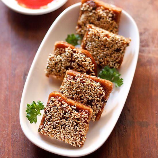 Sesame Veg Toast