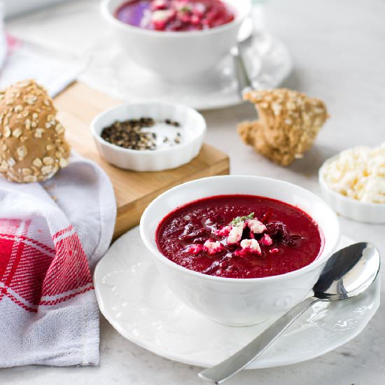 Beetroot & Roasted Tomato Soup