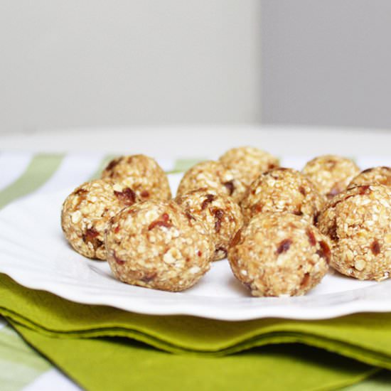 Orange Date Energy Snack Balls
