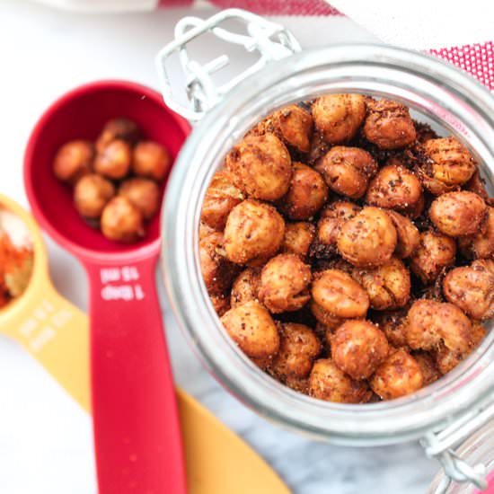 Spicy Roasted Chickpeas