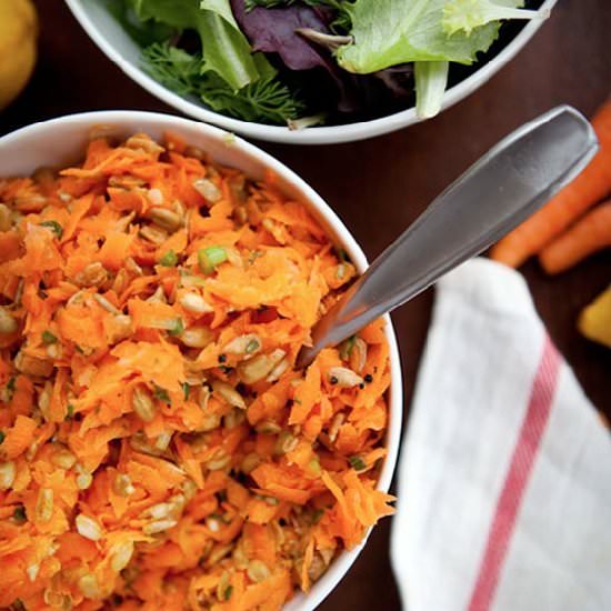 Carrot and Sunflower Seed Salad