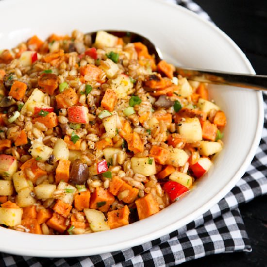 Farro and Spiced Honey Salad