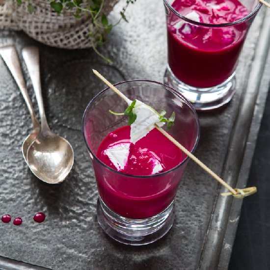 Beetroot and Coconut Milk Soup