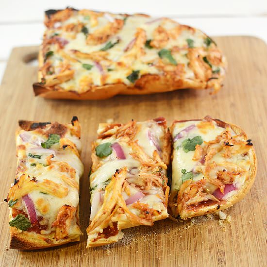 BBQ Chicken French Bread Pizza