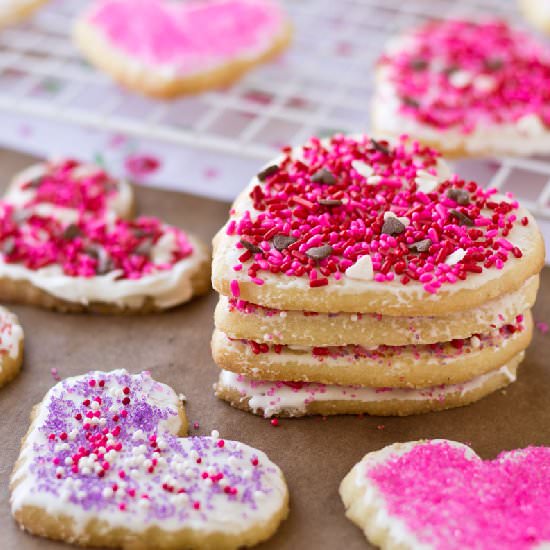 Valentine’s Day Sugar Cookies