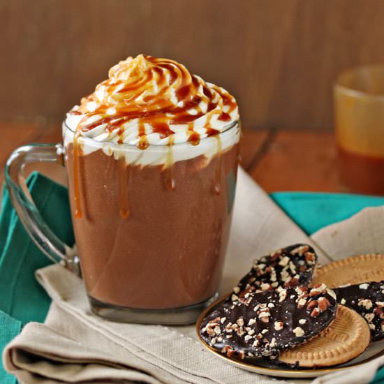 Salted Caramel Hot Chocolate