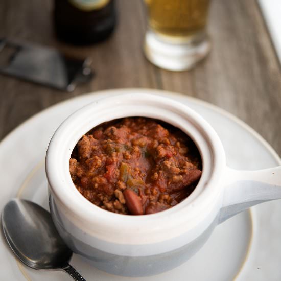 Italian Beer & Beef Chili