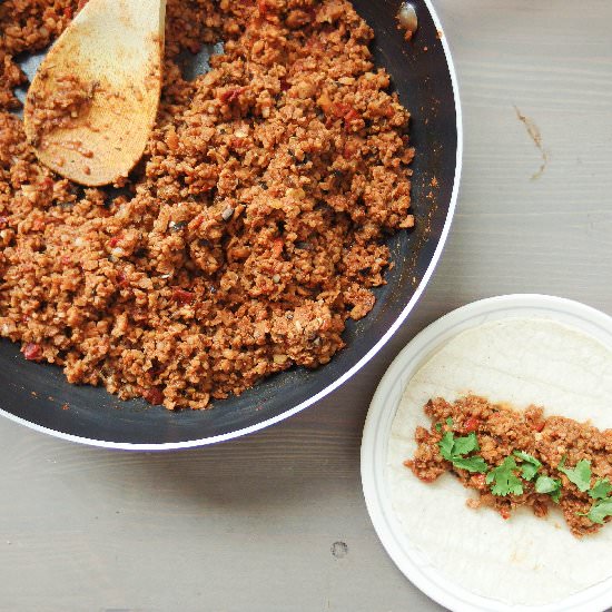 Homemade Soyrizo