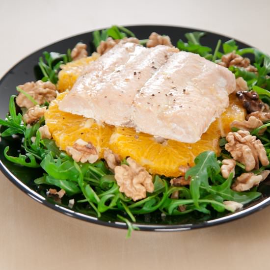 Salmon with Rocket and Oranges