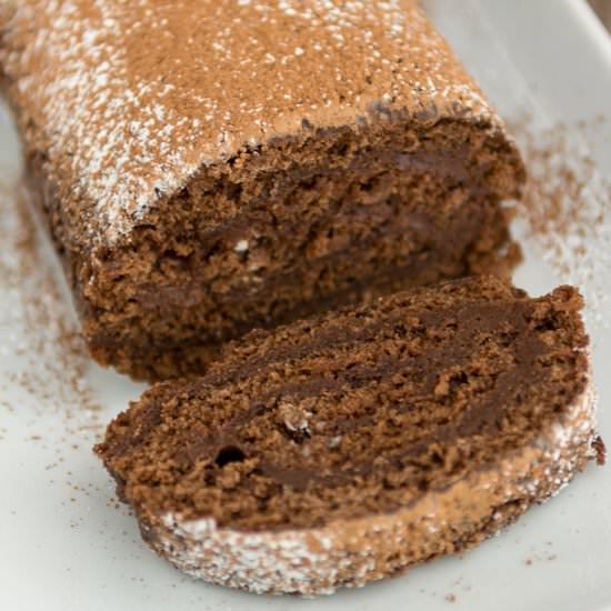 Chocolate Truffle Cake Roll