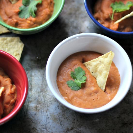 3 Ingredient Crock-pot Bean Dip