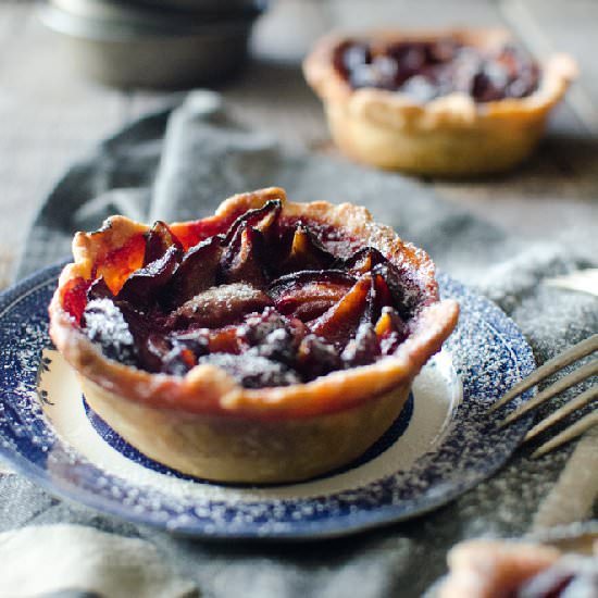 Sugar Plum & Wattleseed Labne Tarts