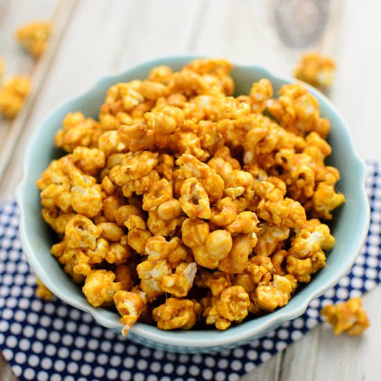 Homemade Caramel Popcorn