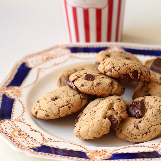 Peanut Butter Choc-Chunk Cookies