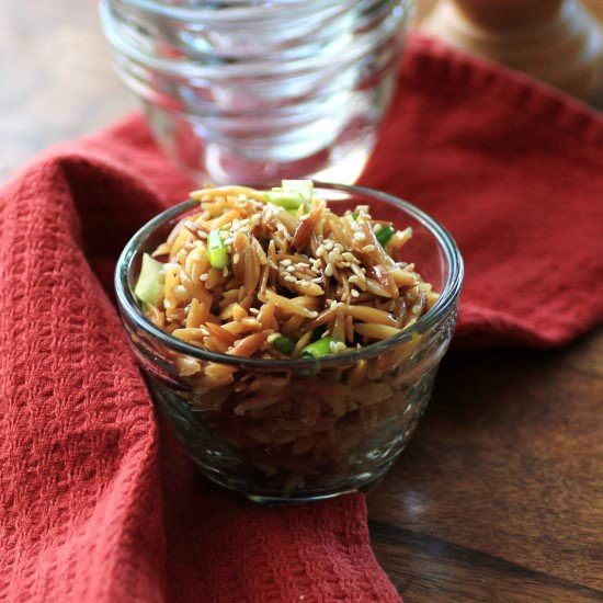 Sesame Orzo