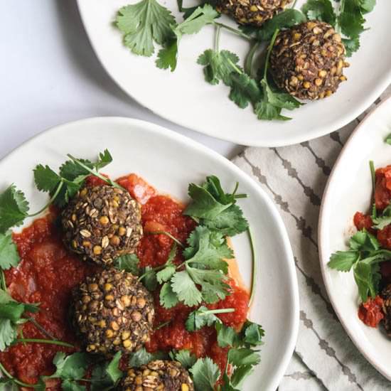 Lentil-Mushroom Bites