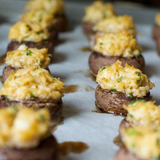 Crab Stuffed Mushrooms