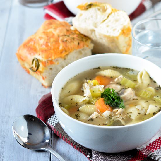 Chicken Parmesan Soup