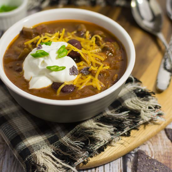 Smoky Homestyle Chili