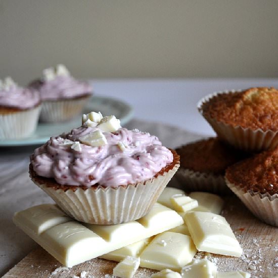 White Chocolate Cupcakes