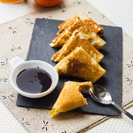 Pancakes Samosas
