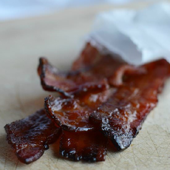 Maple Bourbon Glazed Bacon