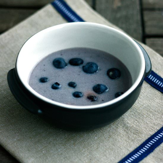 Blueberry pudding