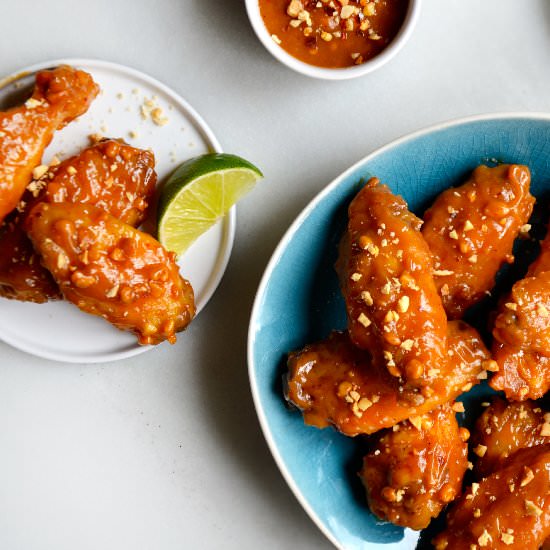 Baked Thai Chicken Wings
