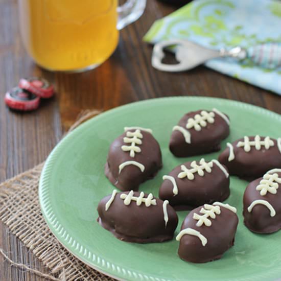 Oreo football truffles