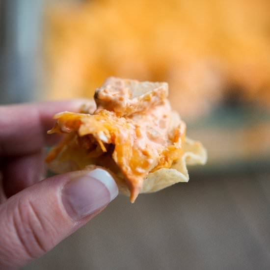 Reduced Fat Buffalo Chicken Dip
