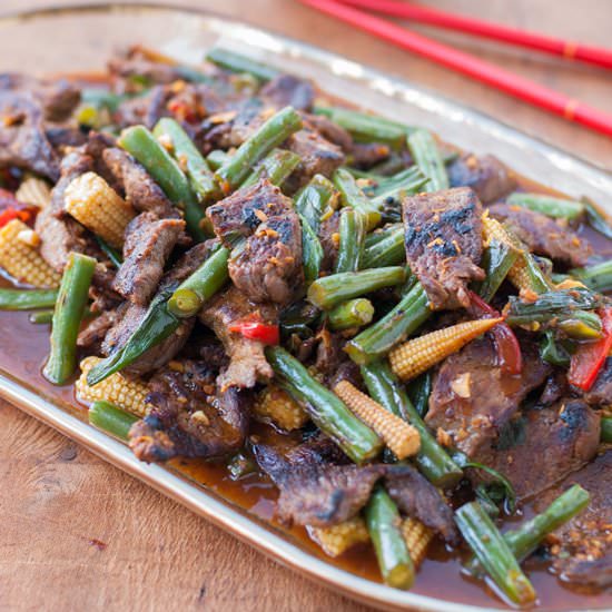 Tangerine Beef Stir Fry