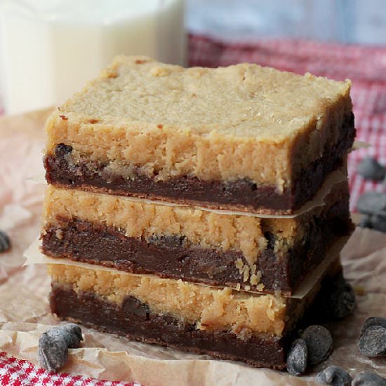 Peanut Butter Cheesecake Brownies