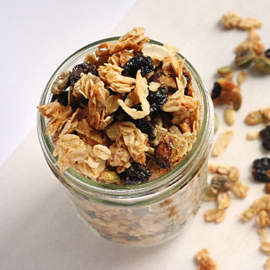 Very Cherry Coconutty Granola