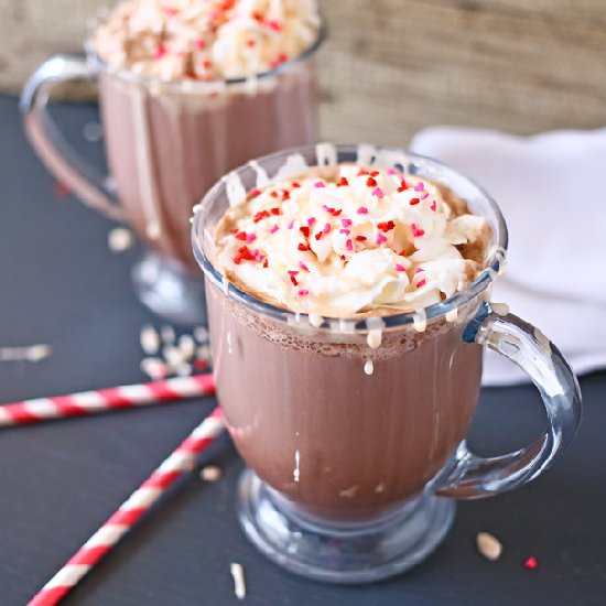 Cinnamon Roll Hot Chocolate