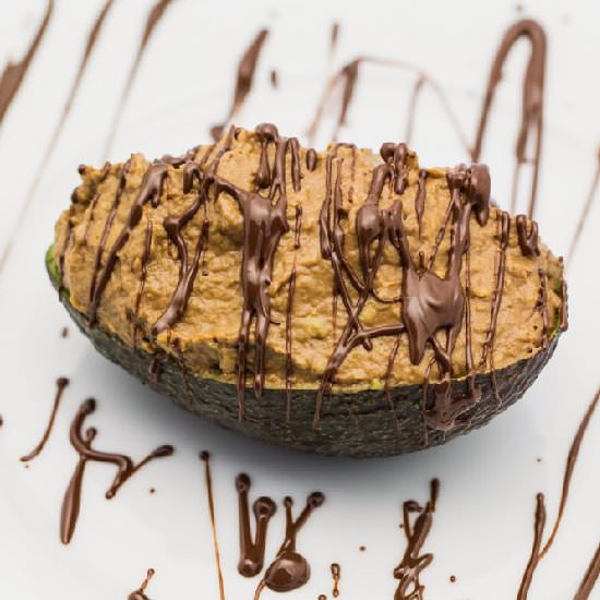 Peppermint Chocolate Avocado Puddin