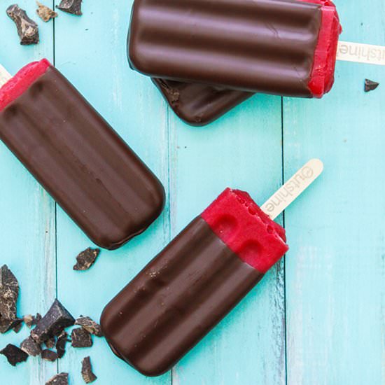 Chocolate Blood Orange Popsicles