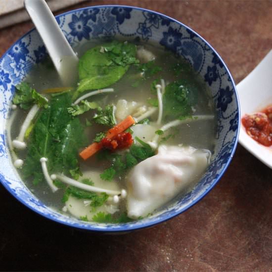 Lemongrass Wonton Soup