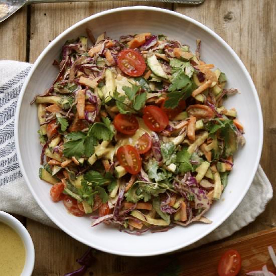 Rainbow Thai Veggie Slaw