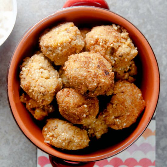 Chipotle Quinoa Fritters