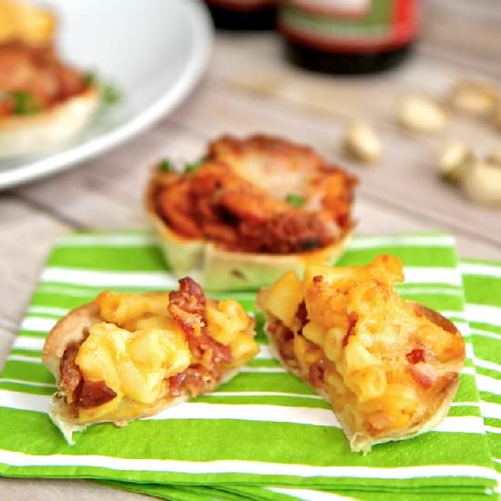Lasagna & Bacon Mac and Cheese Cups