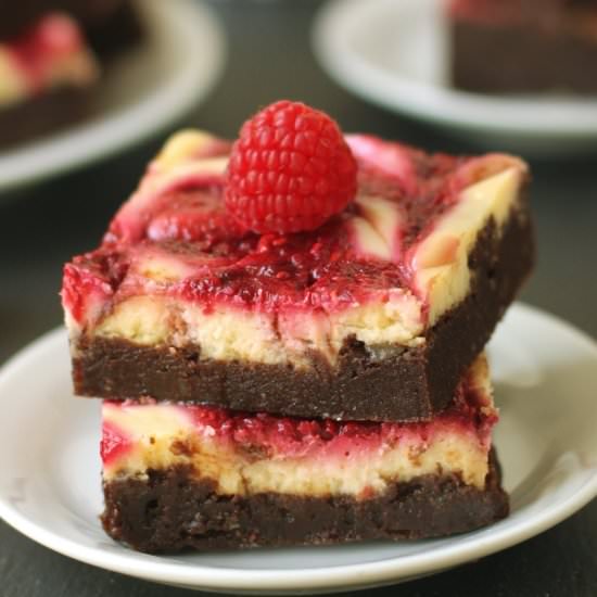 Raspberry Cheesecake Brownies