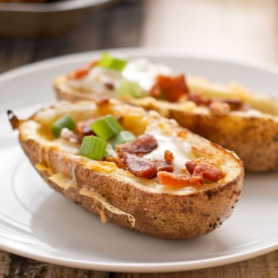Bacon-Cheddar Potato Skins