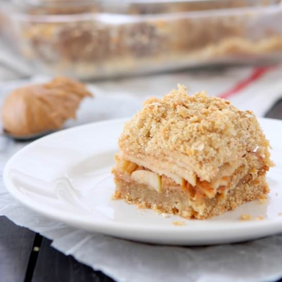 Apple Peanut Butter Oatmeal Bars