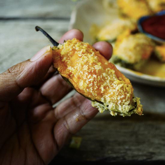 Baked Instead of Deep Fried Poppers