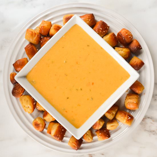 Homemade Nacho Cheese Dip