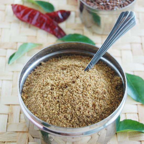 Flax Seeds Idly Podi