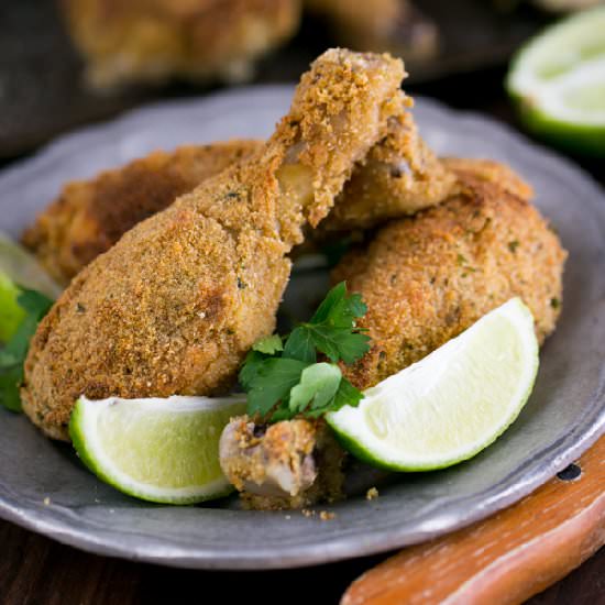 Breaded Baked Chicken Drumsticks